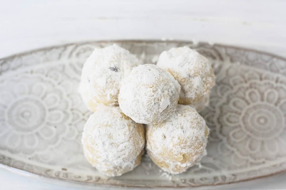 vegan mexican wedding cookies