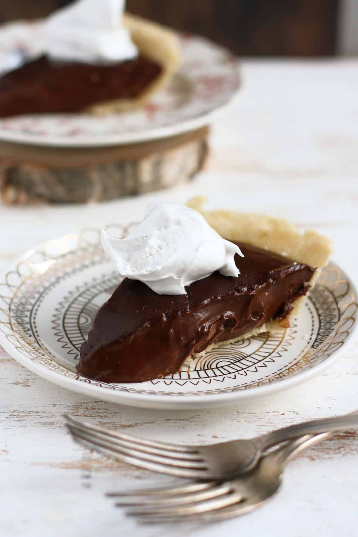 allergy friendly chocolate pudding pie recipe