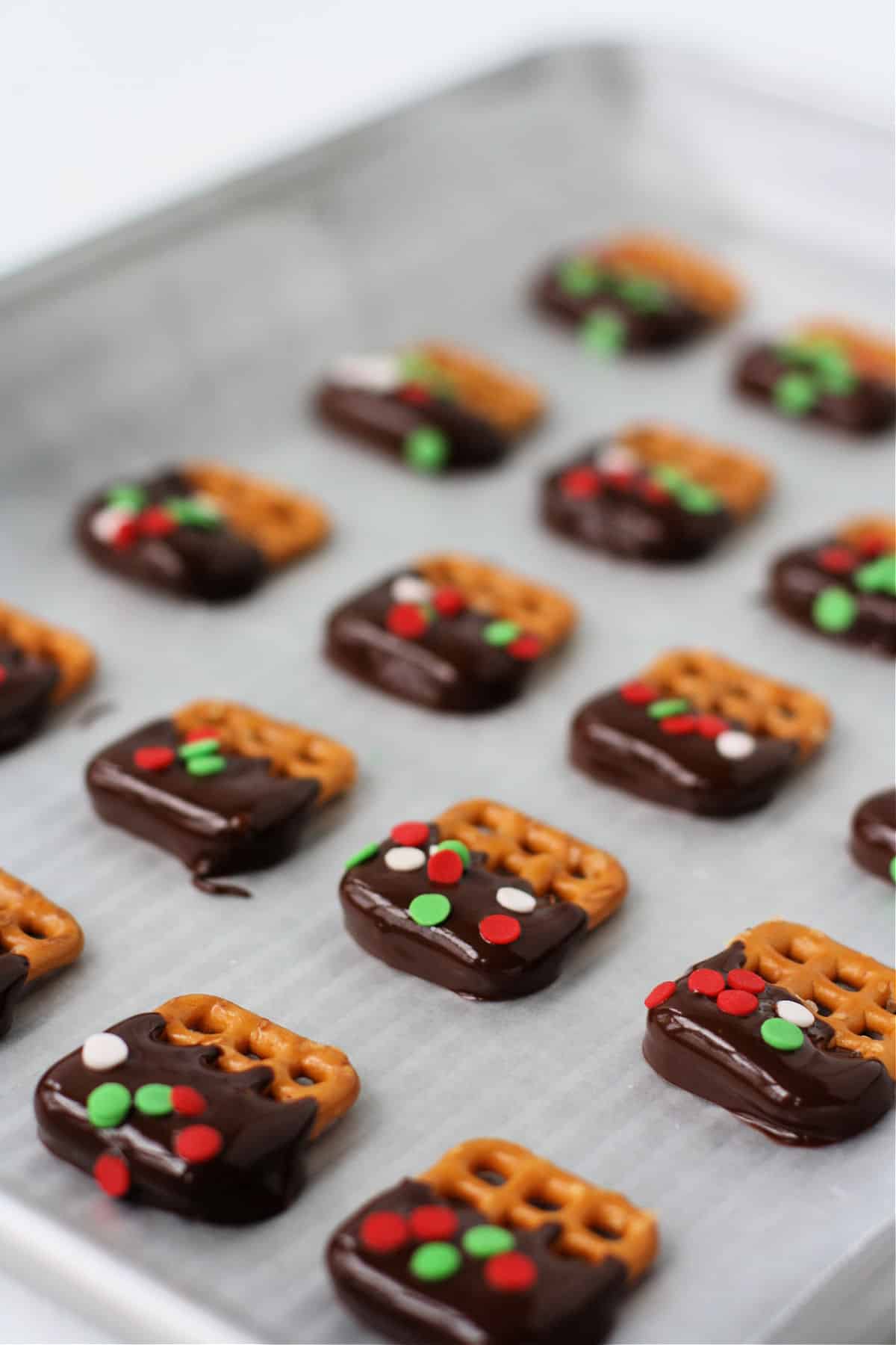 dairy free chocolate dipped pretzels