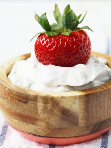 dairy free coconut whipped cream