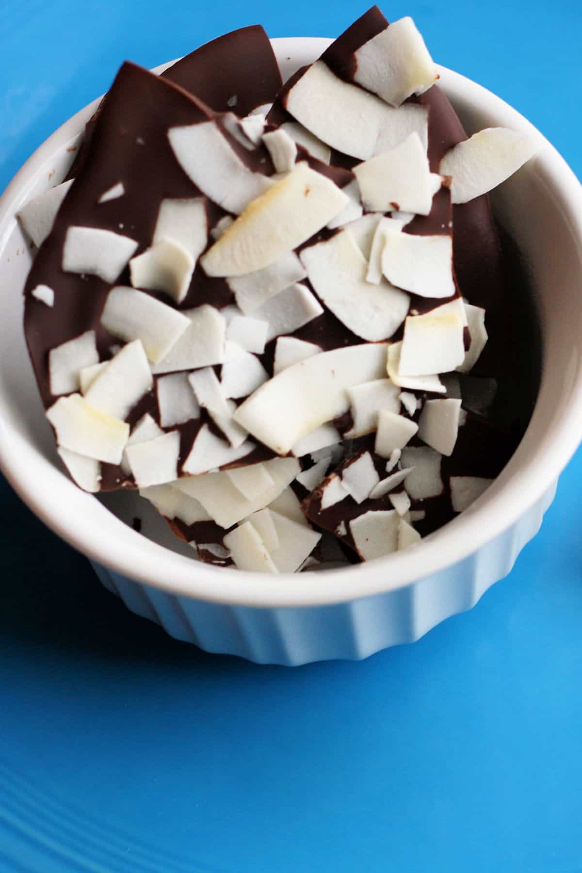 dairy free dark chocolate coconut bark