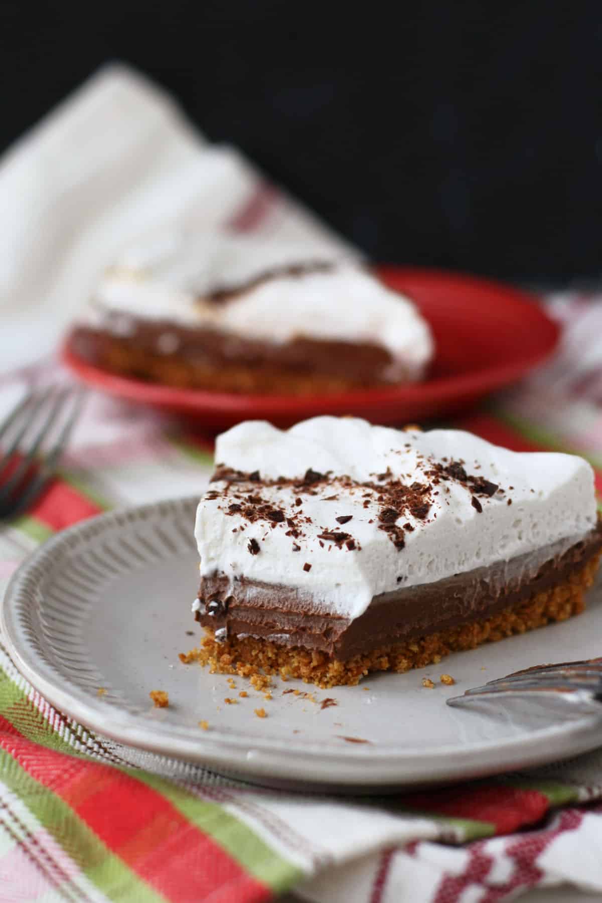 dairy free gluten free french silk pie