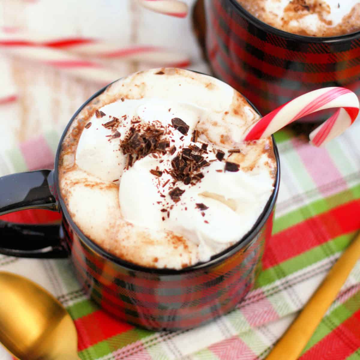 Dairy Free Peppermint Hot Cocoa. - The Pretty Bee