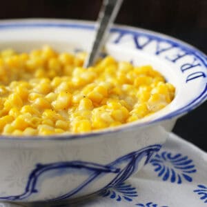 easy dairy free vegan creamed corn