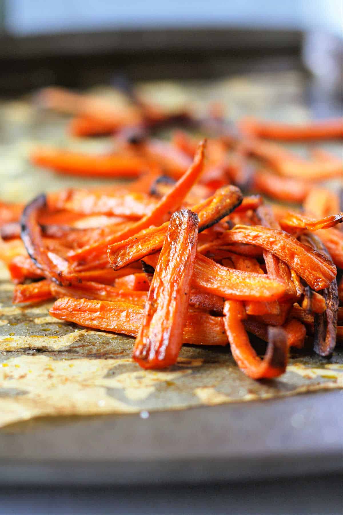 easy roasted carrot fries