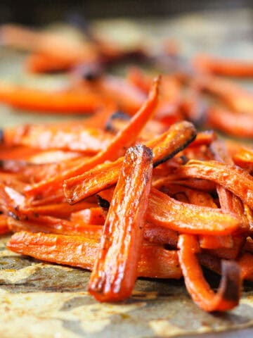 roasted carrot fries
