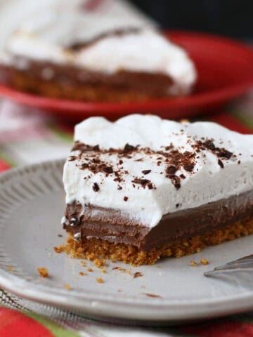 vegan french silk pie