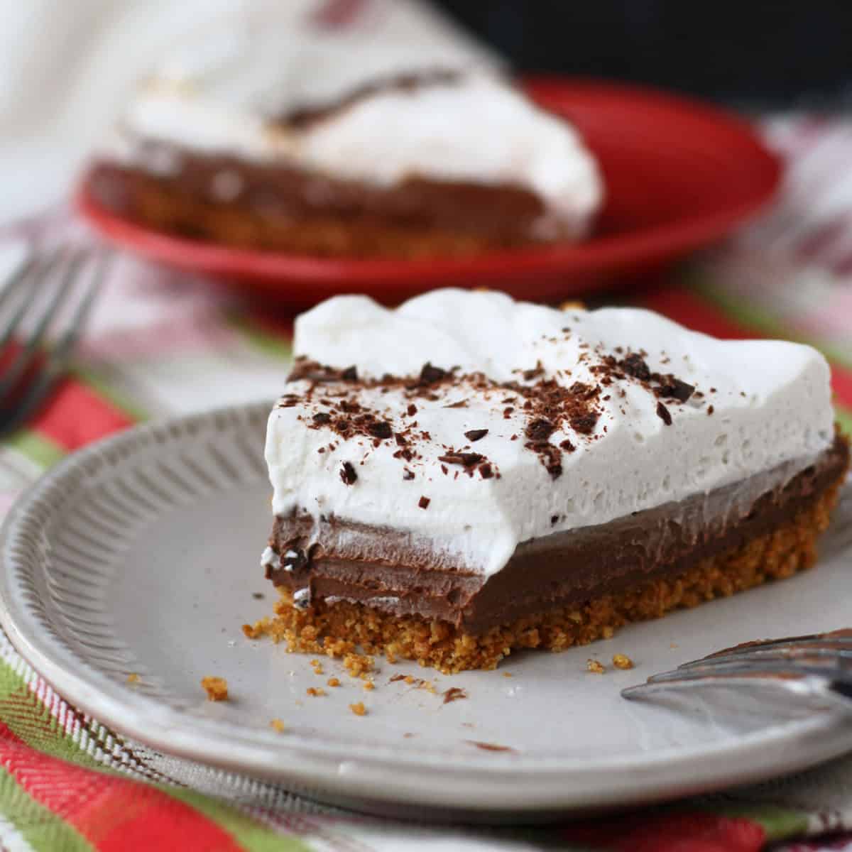 vegan french silk pie