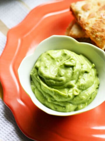 dairy free creamy avocado dip