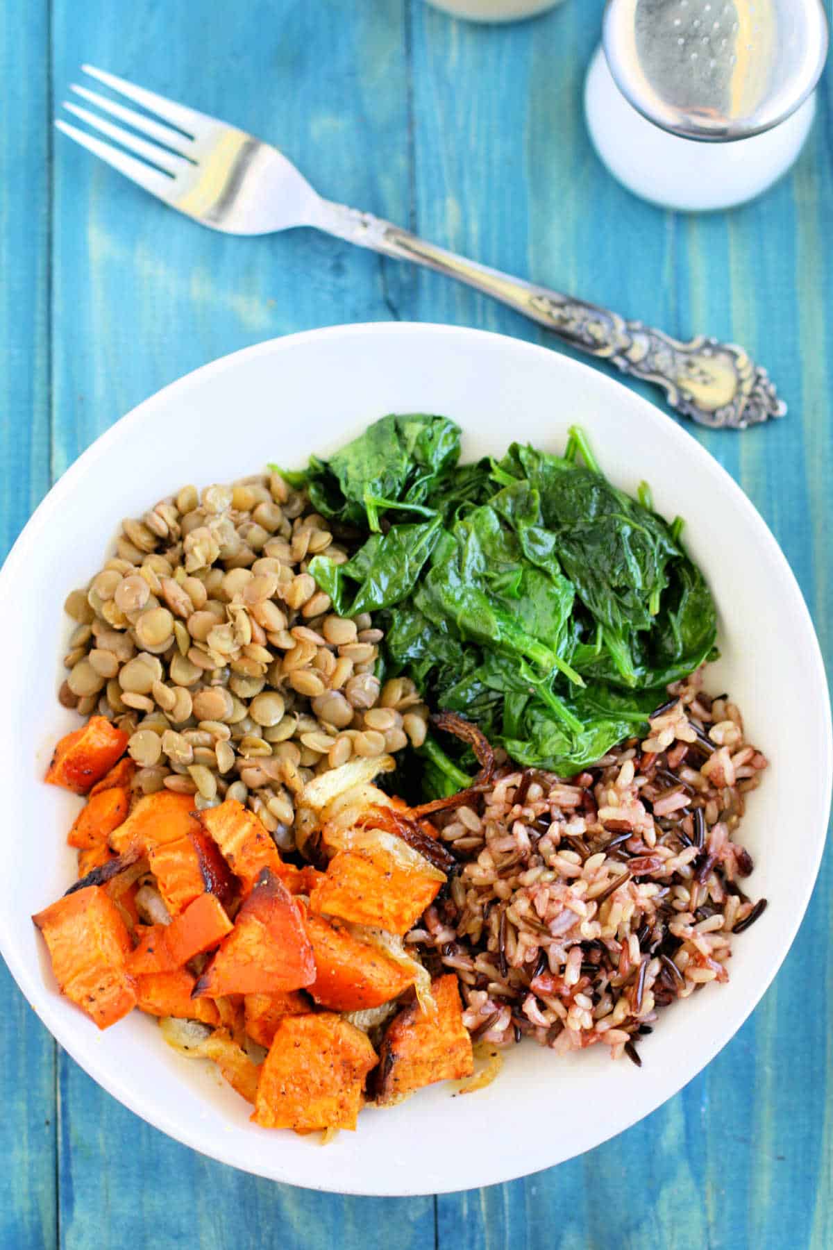 Veggie Power Bowl with Lentils 