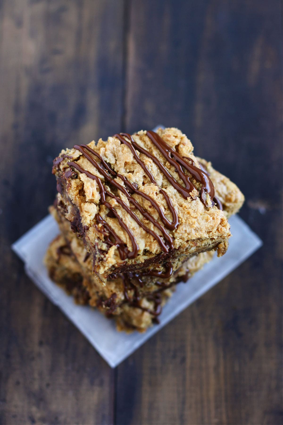 chocolate peanut butter oatmeal bars