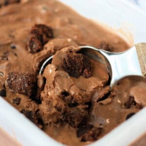 dairy free brownie chocolate ice cream