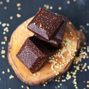 dairy free chocolate quinoa crunch bars