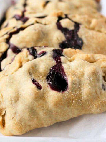 dairy free vegan blueberry hand pies