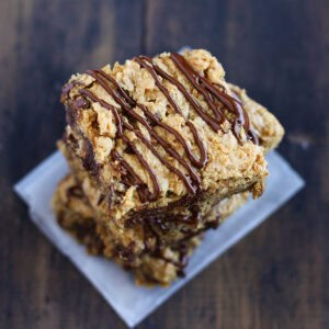gluten free chocolate peanut butter oatmeal bars