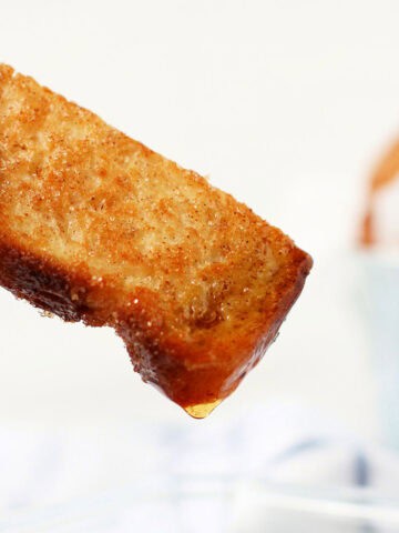 gluten free cinnamon sugar french toast sticks