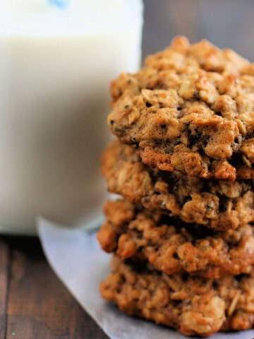 vegan gluten free oatmeal applesauce cookies