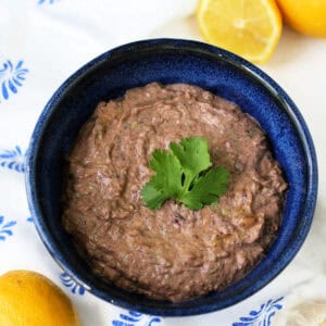 sesame free black bean hummus recipe