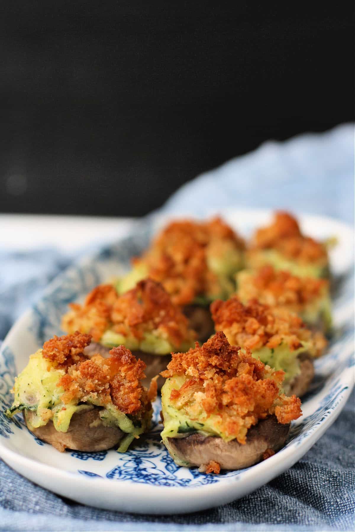 vegan stuffed mushrooms