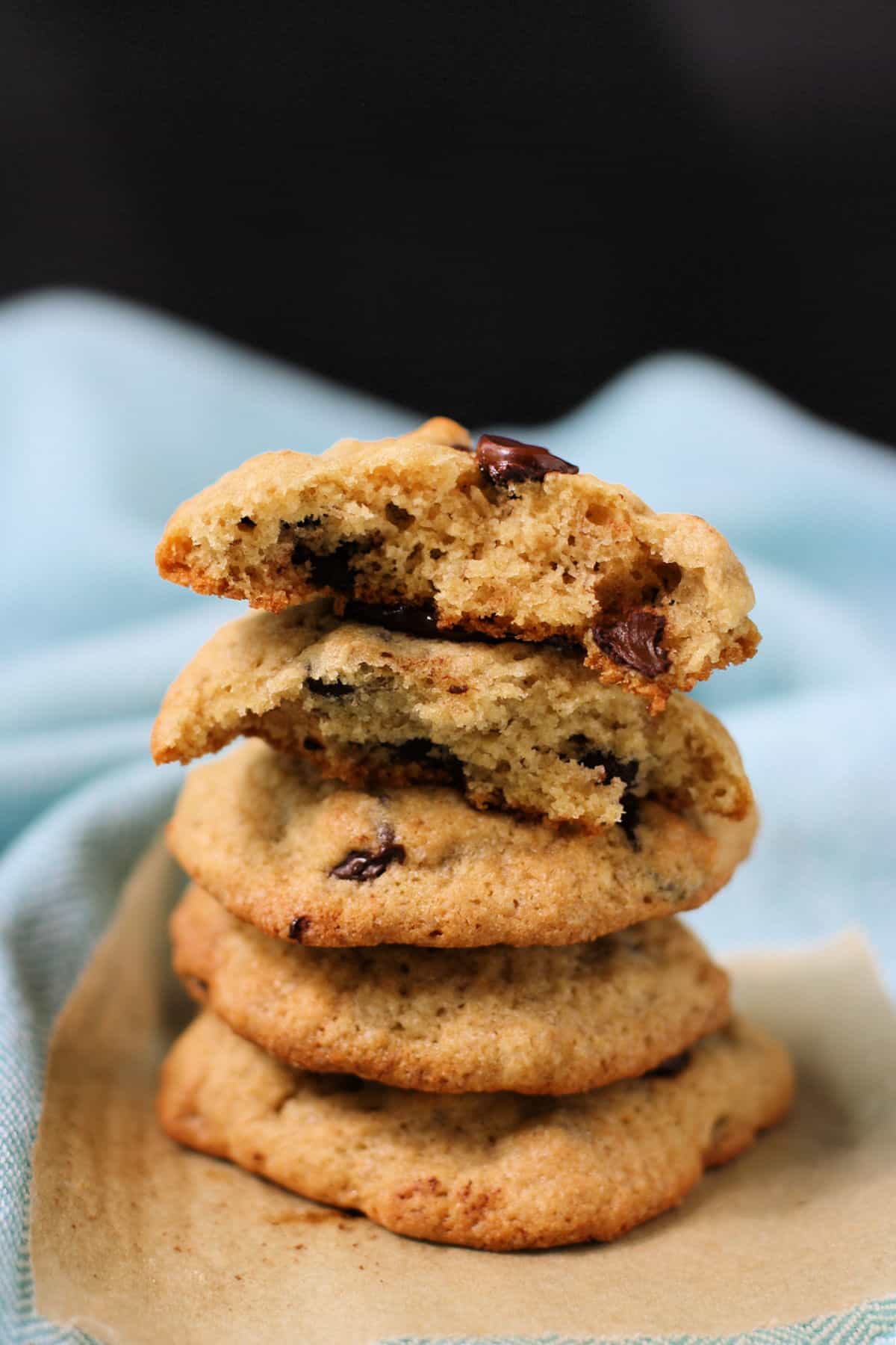 chocolate chip banana cookies