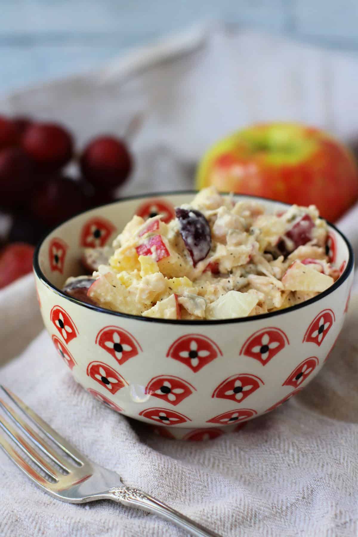 fruity chicken salad with pineapple