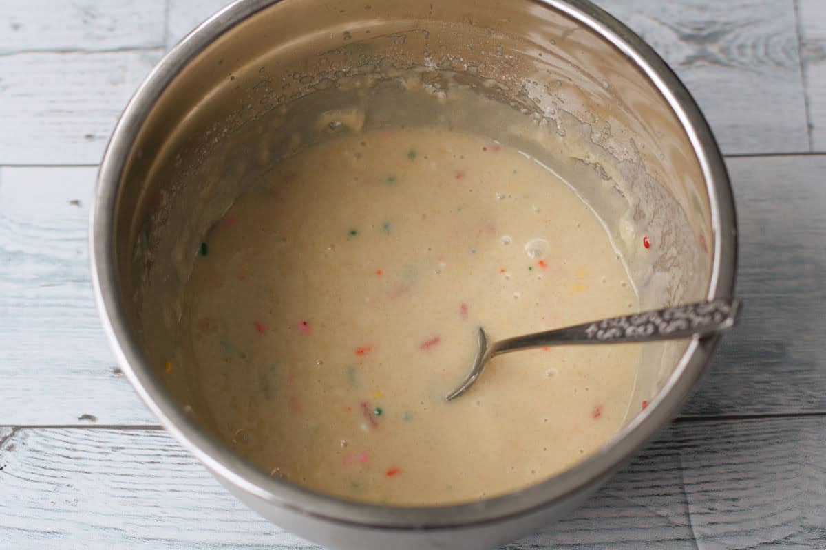 vegan funfetti batter