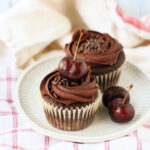 chocolate cherry cupcakes